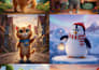 create ai image, ai comic, pixar characters, ai backgrounds